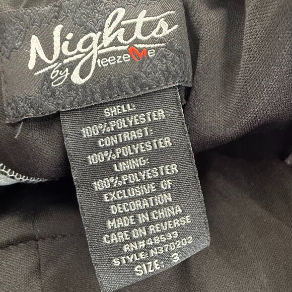 NEW! Nights By Teeze me Mini Dress Prom, Party Cocktail Strapless Size3 Sequined - Picture 3 of 14